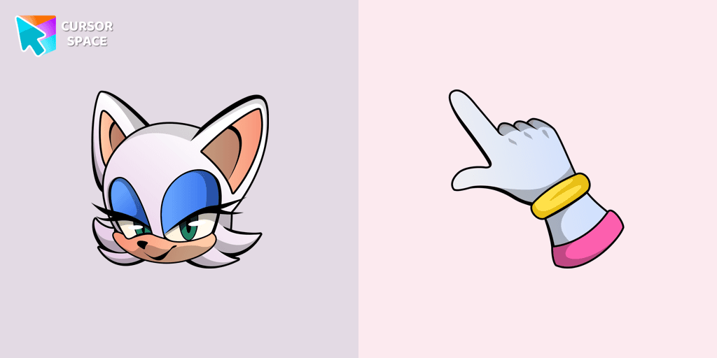Rouge the Bat cursor cursor pack